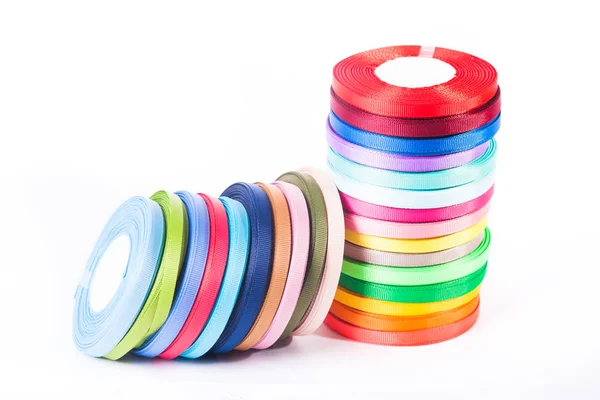 The ribbons isolated on the white background — Stock Photo, Image
