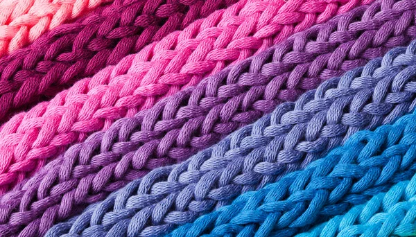 用各种颜色做的密织格子布 — 图库照片