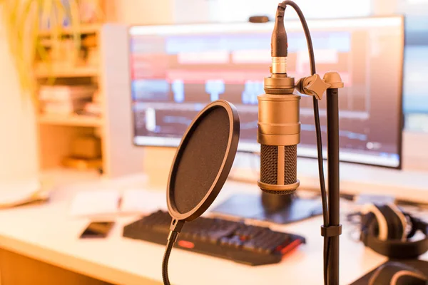 The digital studio for professional live broadcasting — Stock Photo, Image