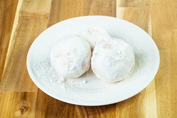 Dolce Pasta Frolla Con Polvere Shugar — Foto Stock