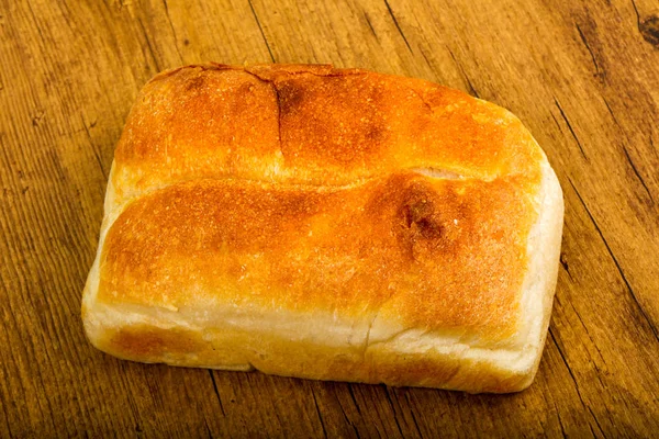 Pâine Casă Fundalul Din Lemn — Fotografie, imagine de stoc