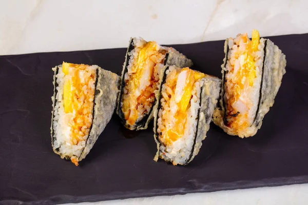 Hot Tempura Roll Γωνιά — Φωτογραφία Αρχείου