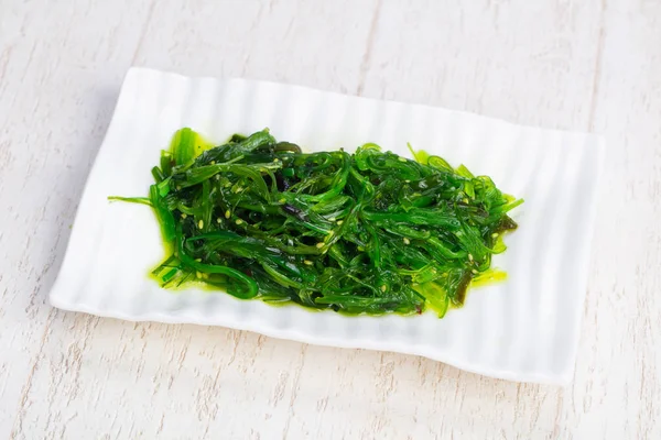 Tasty Plate Marrinated Algae — Stock Photo, Image