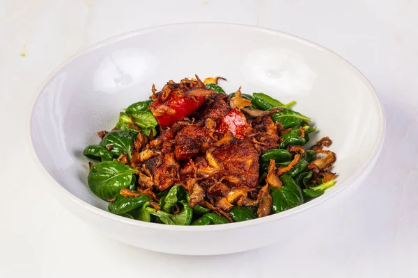 Kızarmış tavuk karaciğer - Asya tarzı