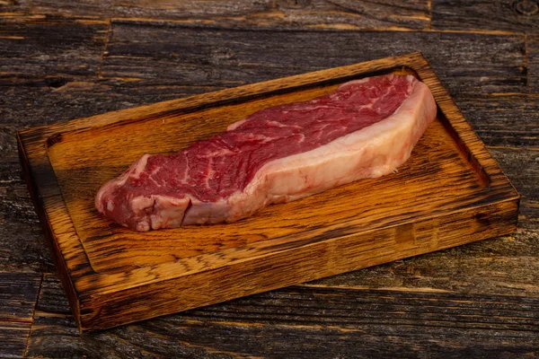 Syrové Hovězí Steak Rostbífu Black Angus — Stock fotografie
