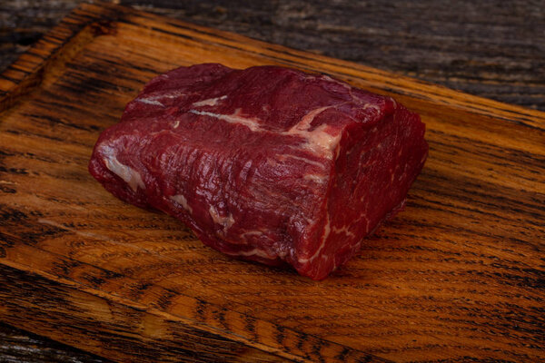 Raw beef steak Fillet Black Angus
