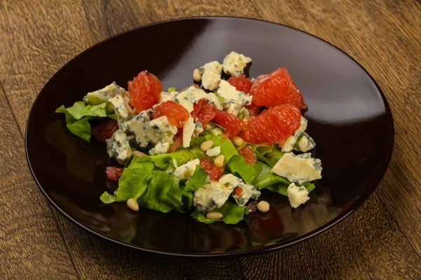 Insalata Pompelmo Formaggio Blu Con Noce Cedro — Foto Stock