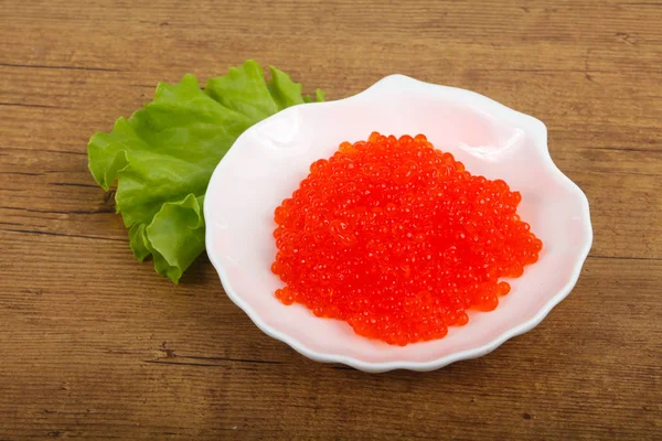 Caviar Rouge Dans Bol — Photo