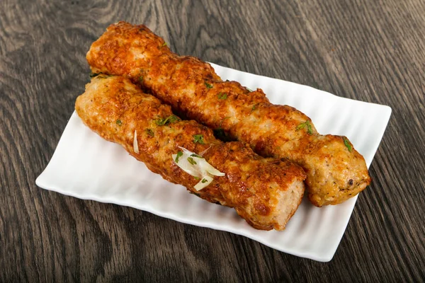 Pollo Kofta Con Cipolla Prezzemolo — Foto Stock