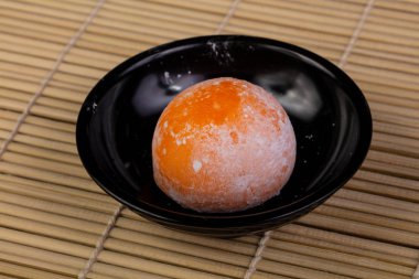 Lezzetli passionfruit daifuku pirinç çöl