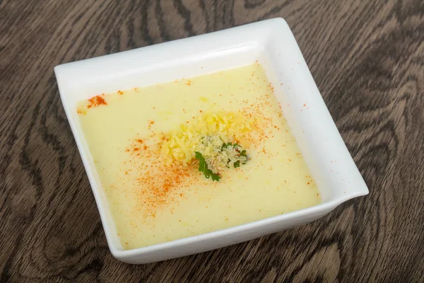 Сырный Суп Специями — стоковое фото