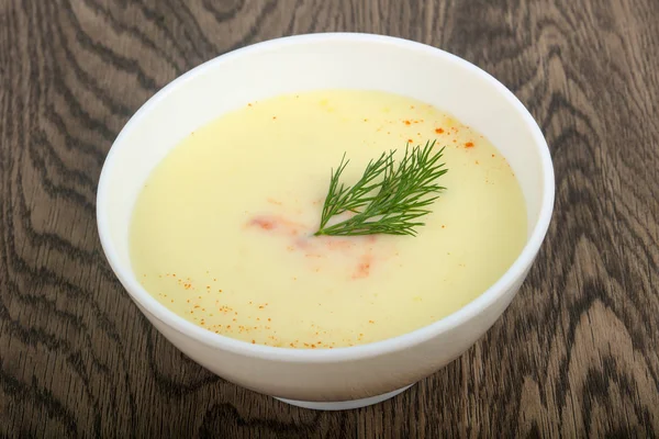 Сырный Суп Специями — стоковое фото