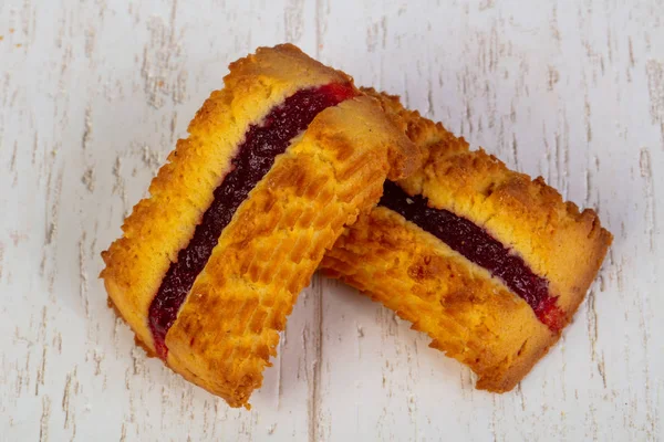 Deliziosi Dolci Biscotti Frolla — Foto Stock