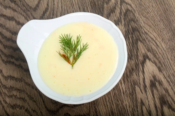 Käsesuppe Mit Gewürzen — Stockfoto