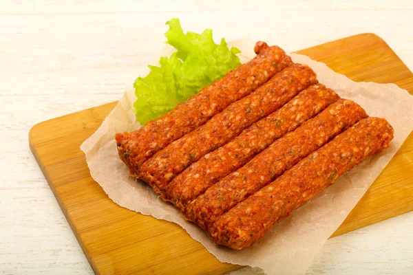 Çiğ Dana sosis ızgara için