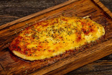 Kavrulmuş Yunan geleneksel Hellim peyniri