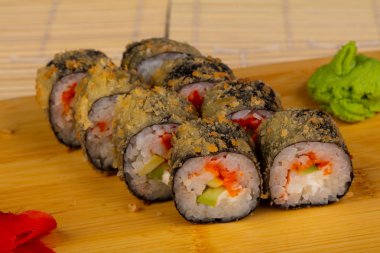 Lezzetli Ebi sıcak kızarmış rulo