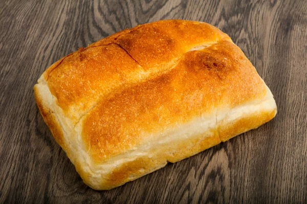 Homemade Bread Wooden Background — Stock Photo, Image