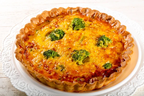 Traditional Russian Kish Pie — Stock Photo, Image