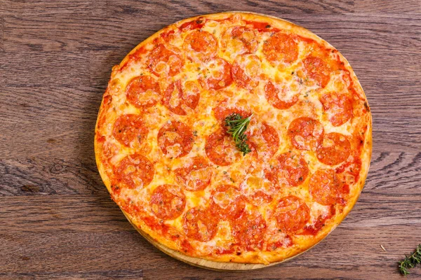 Pizza Piment Fort Fromage Tomate — Photo