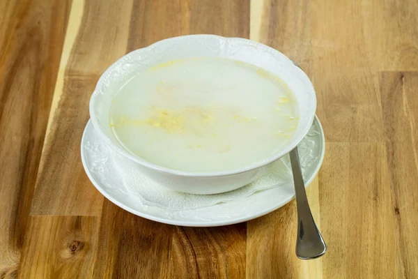 Диетический Легкий Куриный Суп — стоковое фото