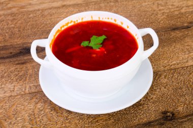 Rus lahana çorbası - Borsht sığır eti ile