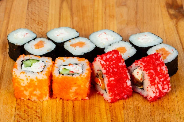 Japão Sushi Roll Set — Fotografia de Stock