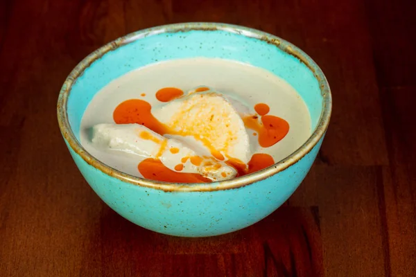 Georgian suop Satsivi with chicken — Stock Image Georgian Suop Satsivi Chicken Stock Picture