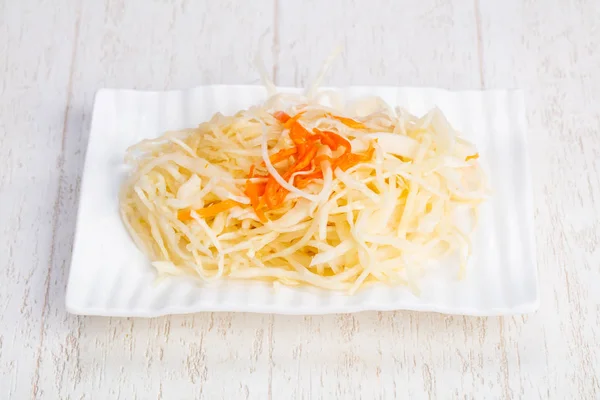 절인된 양배추 샐러드 — 스톡 사진