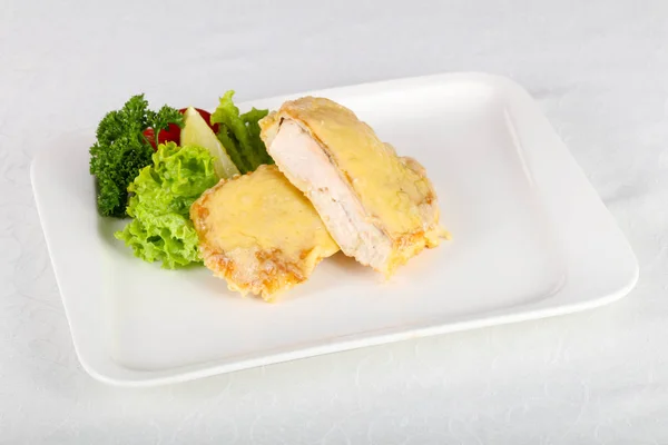 Baked Chicken Breast Cheese Royalty Free Stock Images