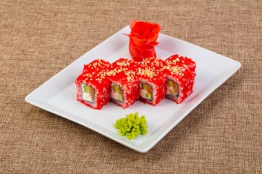 Somon ve salatalık ile