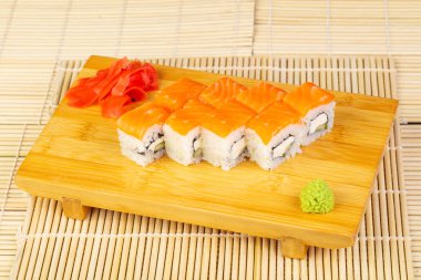 Lezzetli Philadelphia zencefil ile rulo