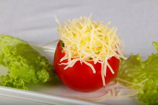 Gefüllte Tomaten Mit Käse — Stockfoto