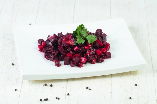 Russian Vinaigrette Salad Parsley — Stock Photo, Image