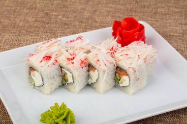 Yengeç etli geleneksel Japon dürümü