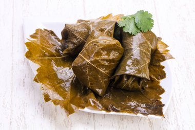 Beyaz geleneksel dolma etli