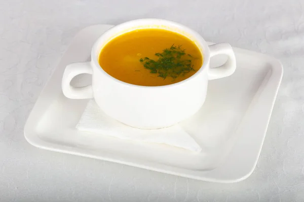 Kyllingsuppe Med Dill – stockfoto