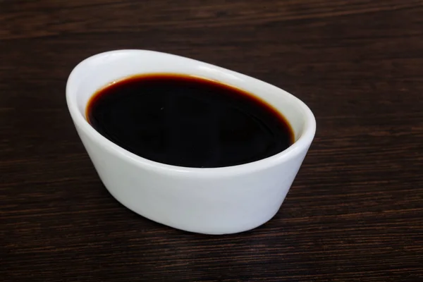 Bowl Savory Soy Sauce — Stock Photo, Image