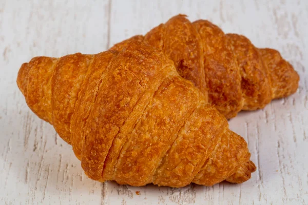 Délicieux Croissant Français Traditionnel Cuit Four — Photo