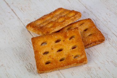 Tuzlu kraker iştah açıcı yığını