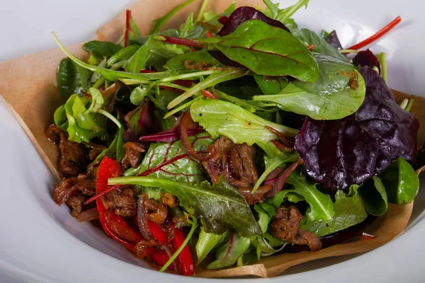 Beef Salad Herbs Spices — Stock Photo, Image