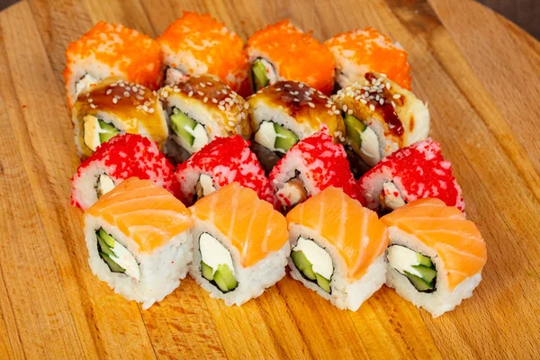 Japão Sushi Roll Set — Fotografia de Stock