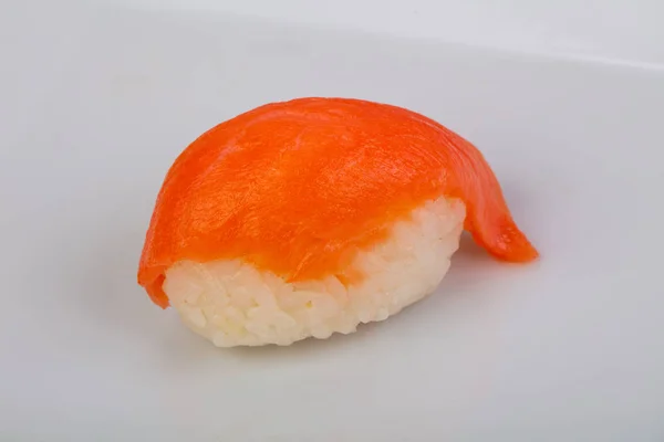 Salmone Sushi Freddo Tradizionale Giapponese — Foto Stock