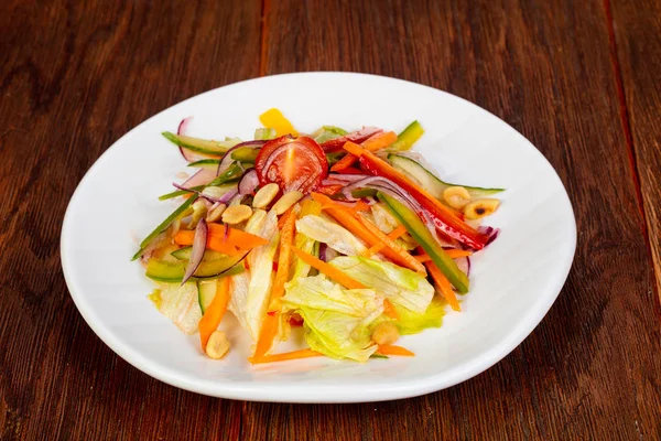 Salada Vietnã Com Amendoim Legumes — Fotografia de Stock