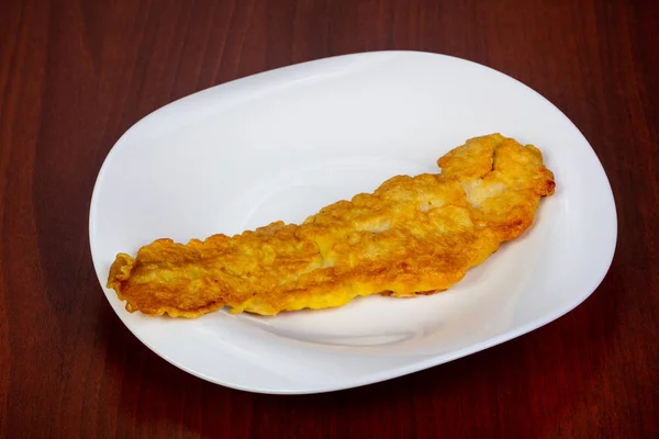 パン焼き鱈のフィレ — ストック写真