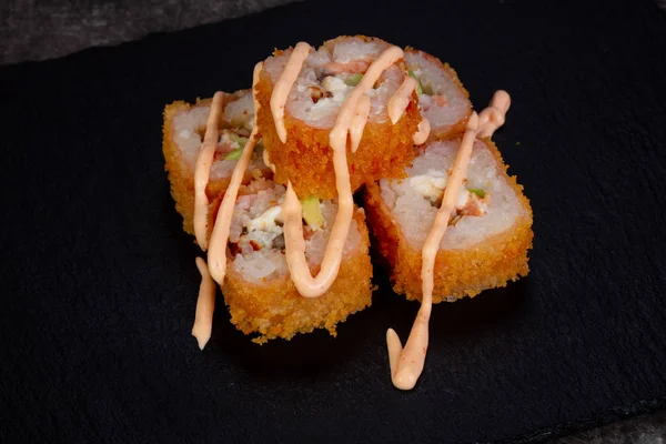 Rollo Tradicional Japonés Con Gambas — Foto de Stock