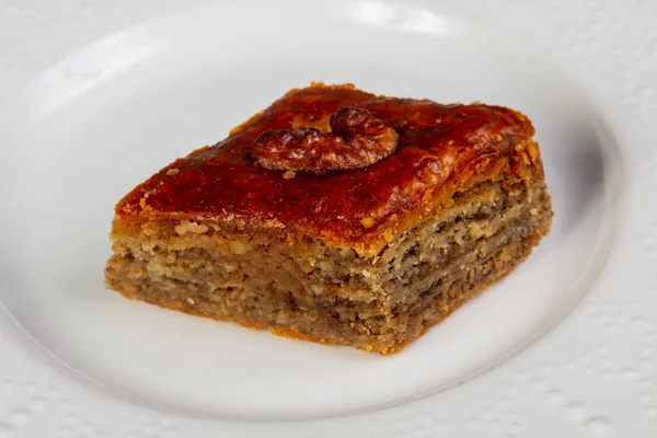 Tatlı Baklava ile fındık çöl