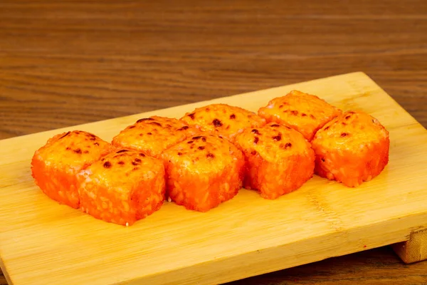 Tasty Fried California Sushi Rolls — Stock Photo, Image