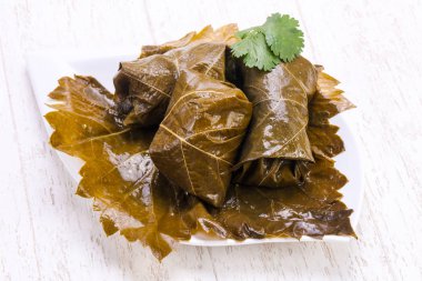 Beyaz geleneksel dolma etli