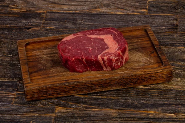 Hovězí Rib Eye Steak Black Angus — Stock fotografie